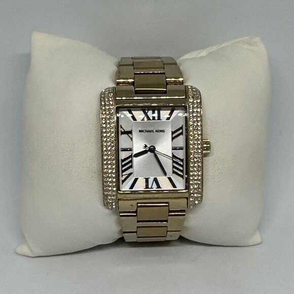 Michael Kors Emery MK3254 Womens Gold Stainless Steel Analog Quartz Watch HME446 - Picture 2 of 11